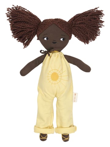 FABELAB Lalka "Sol" w kolorze brązowo-żółtym - 0+