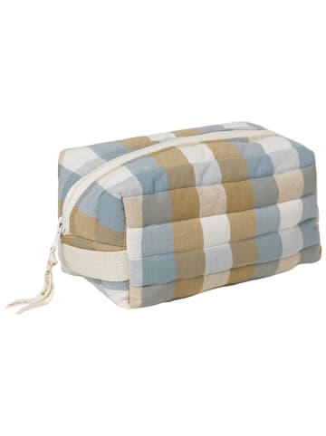 FABELAB Cosmeticatas lichtblauw/kaki - (B)20 x (H)12 x (D)10 cm