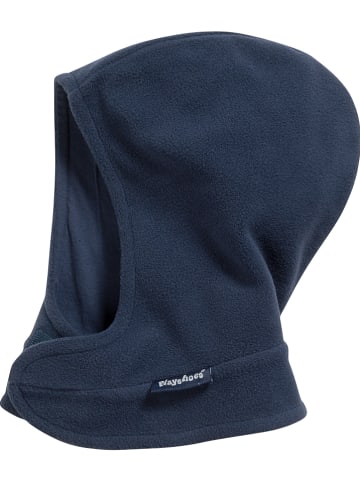 Playshoes Fleece-Sturmhaube in Dunkelblau