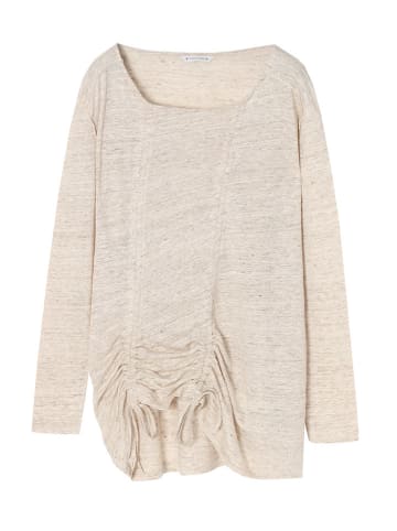 TATUUM Linnen longsleeve beige