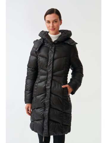 TATUUM Steppmantel in Schwarz