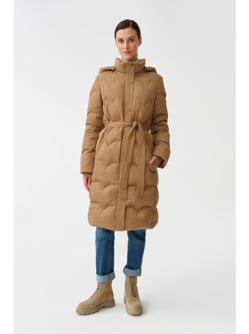 TATUUM Donsmantel lichtbruin