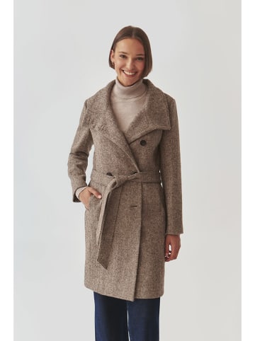 TATUUM Wollmantel "Darkia" in Hellbraun