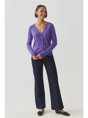 TATUUM Kardigan w kolorze fioletowym