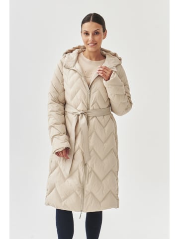 TATUUM Płaszcz pikowany "Gami" w kolorze kremowym