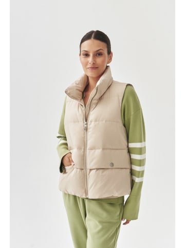 TATUUM Kamizelka puchowa "Trek" w kolorze beżowym