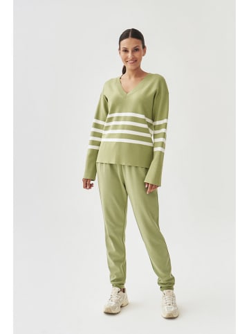 TATUUM Trui groen/wit