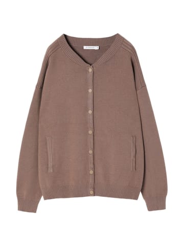 TATUUM Cardigan in Hellbraun