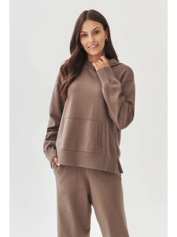 TATUUM Hoodie "Phlo" in Hellbraun