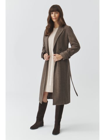 TATUUM Płaszcz przejściowy "Tea" w kolorze szarobrązowym