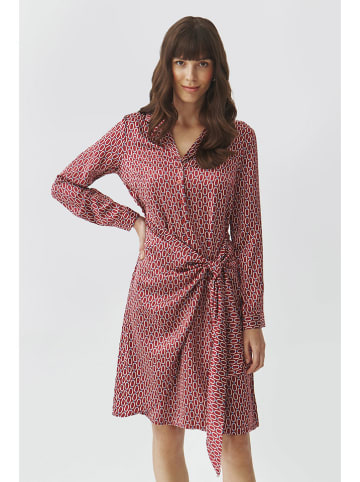 TATUUM Jurk bordeaux/crème