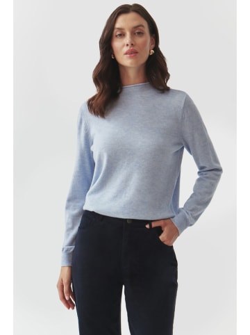 TATUUM Wełniany sweter "Indi" w kolorze błękitnym