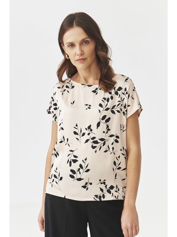 TATUUM Bluzka w kolorze kremowo-czarnym