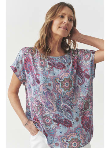 TATUUM Bluzka "Oma" w kolorze fioletowo-błękitnym