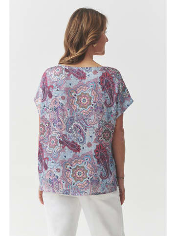 TATUUM Bluzka "Oma" w kolorze fioletowo-błękitnym