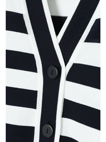 TATUUM Cardigan in Schwarz/ Weiß