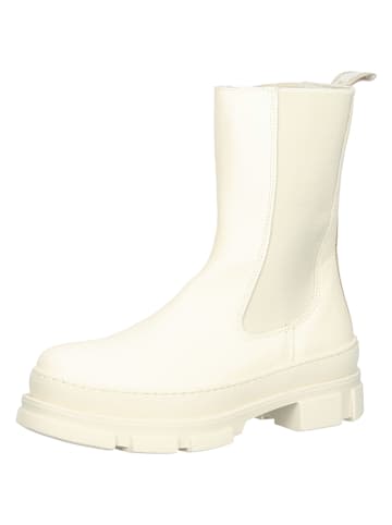 Steve Madden Skórzane botki w kolorze kremowym