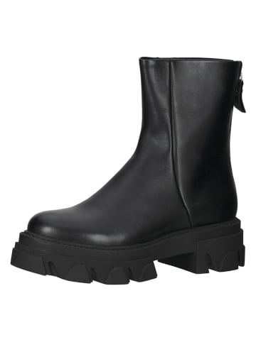 Steve Madden Leder-Boots in Schwarz