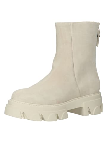 Steve Madden Skórzane botki w kolorze kremowym