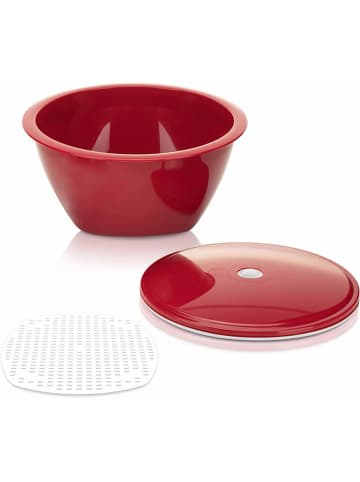 Genius Salaterka "Multimaker" w kolorze czerwonym - wys. 15 x Ø 27 cm