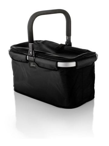 Genius Boodschappenmand "Falko" zwart - (B)48 x (H)27 x (D)28 cm