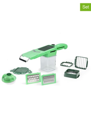 Genius 12tlg. Set: Schneider "Nicer Dicer Quick Professional" in Grün