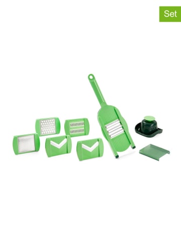 Genius 8-częściowy zestaw "Nicer Dicer Speed Light" w kolorze zielonym