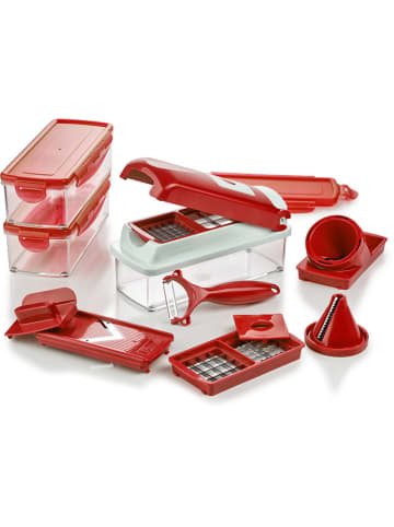 Nicer Dicer 16-delige snijset "Nicer Dicer smart" rood