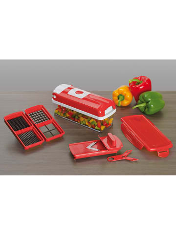Nicer Dicer 16-delige snijset "Nicer Dicer smart" rood