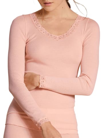 Calida Woll-Longsleeve in Koralle