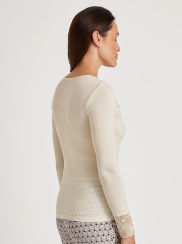Calida Woll-Longsleeve in Beige