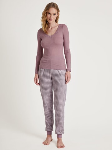 Calida Woll-Longsleeve in Altrosa