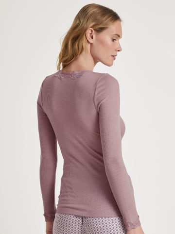 Calida Woll-Longsleeve in Altrosa