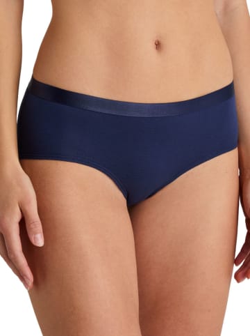 Calida 2er-Set: Pantys in Dunkelblau/ Weiß