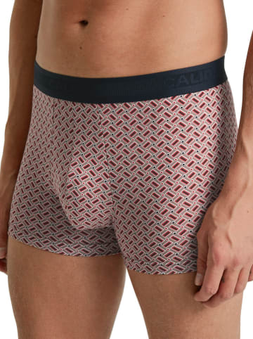 Calida Boxershorts in Beige/ Rot