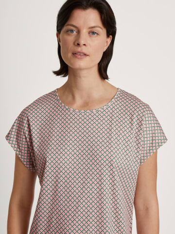 Calida Koszula nocna w kolorze szaro-jasnoróżowym