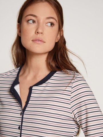 Calida Koszula nocna w kolorze granatowo-kremowo-fioletowym