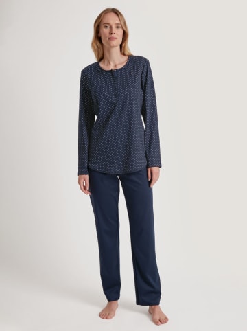 Calida Pyjama in Dunkelblau