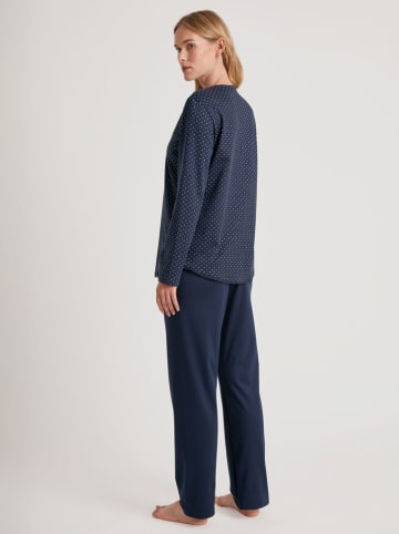 Calida Pyjama in Dunkelblau