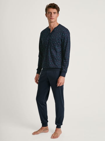 Calida Pyjama donkerblauw