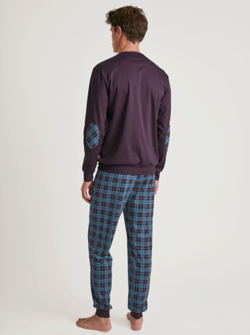 Calida Pyjama paars/blauw