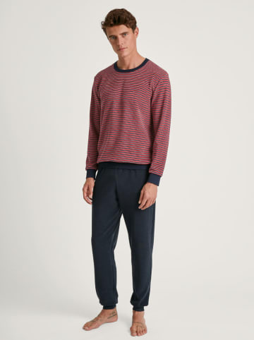 Calida Piżama w kolorze czerwono-granatowym