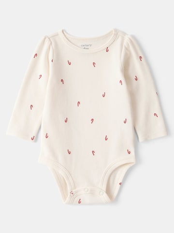 carter's 2-delige outfit crème/rood