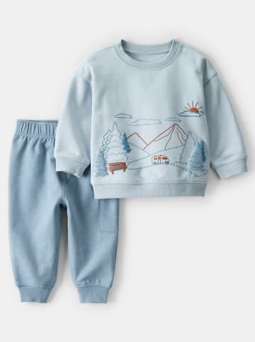 carter's 2-częściowy zestaw w kolorze błękitnym