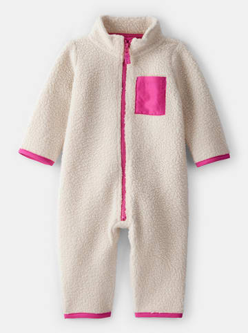 carter's Kombinezon polarowy w kolorze beżowym