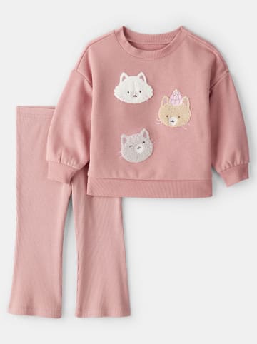 carter's 2-delige outfit lichtroze