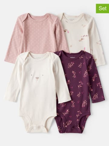 carter's 4-delige set: rompers meerkleurig
