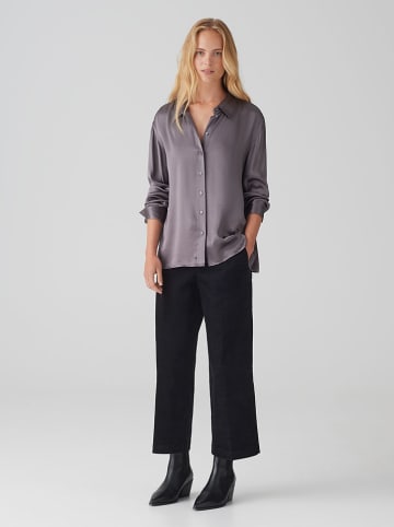 OPUS Bluse in Anthrazit