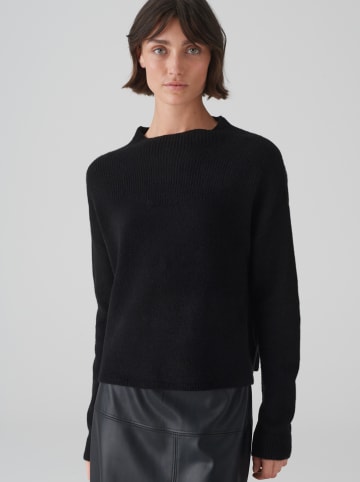 OPUS Sweter w kolorze czarnym