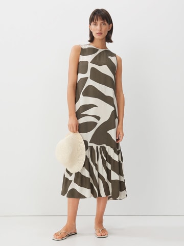 Someday Kleid in Khaki/ Creme